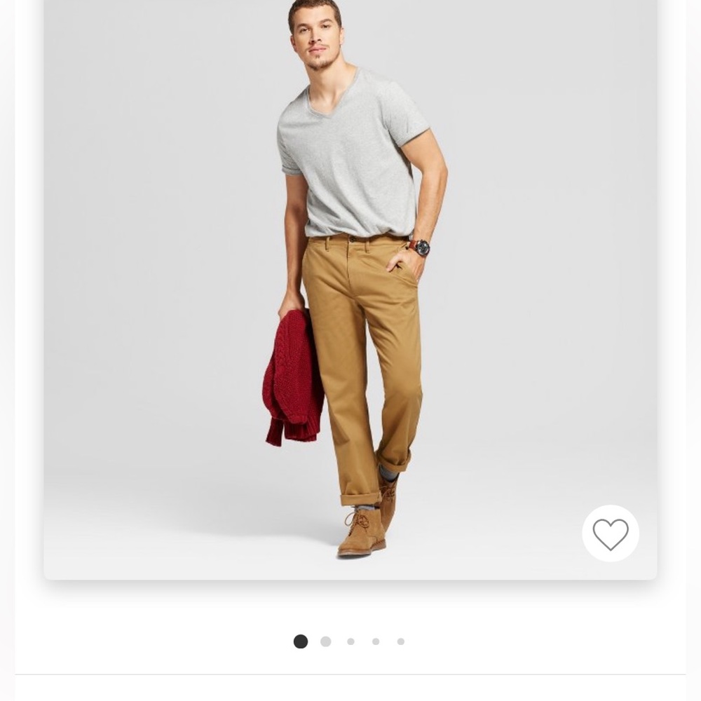 NWT. Good fellow & Co Men’s Straight Chino Pants. 36 waist and 30 length.